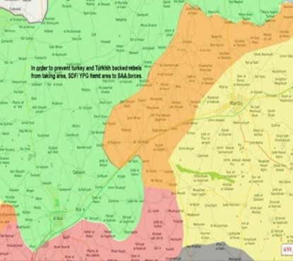 توقف ترک‌ها و ارتش آزاد در مقابل ترفند سیاسی-نظامی ارتش سوریه