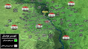 نفس تروریست‌ها در دومین شهر بزرگ عراق به شماره افتاد؛ فقط ۷۰۰ متر دیگر تا آزادی کامل شهر موصل + نقشه میدانی، عکس